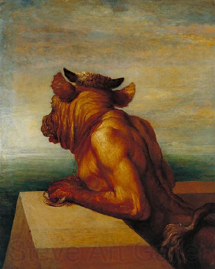 george frederic watts,o.m.,r.a. The Minotaur France oil painting art